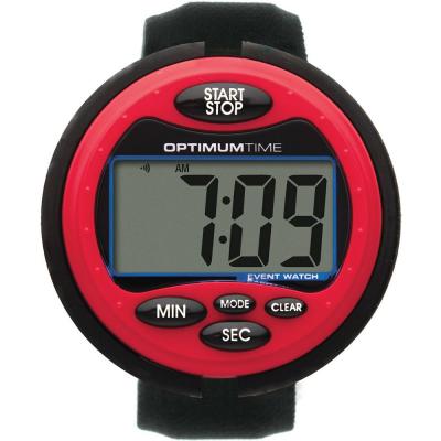 OPTIMUM TIME Optimal Temps Stop Chronom&egrave;tre, Mixte, 904152, Red, n/a