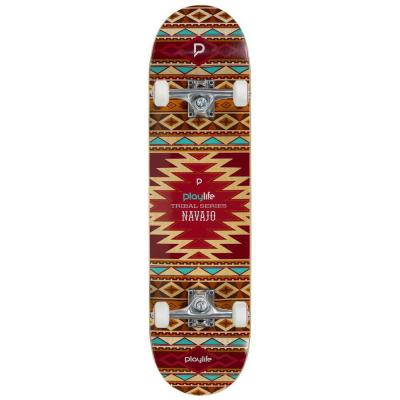 PLAYLIFE Skateboard  Navajo Skateboard Confirme Marron 84087-Uni