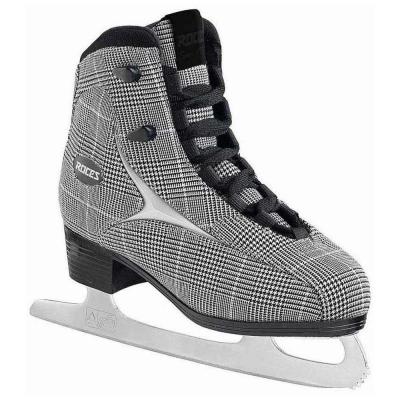 ROCES  Brits Patins &agrave; Glace pour Femme, Check Black White Silver, 36