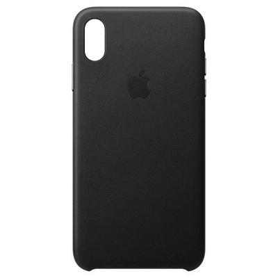 APPLE  Coque en cuir iPhone XS Max Noir