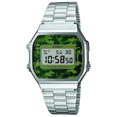 CASIO Montre  Collection Vintage Camouflage A168WEC-3EF cadran digital vert militaire