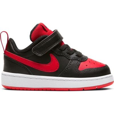NIKE Chaussures -  - Court Borough - Enfant Gar&ccedil;on - Noir - Serrage scratch 