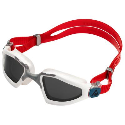 AQUASPHERE Lunettes de bain  kayenne pro blanc rouge verres gris