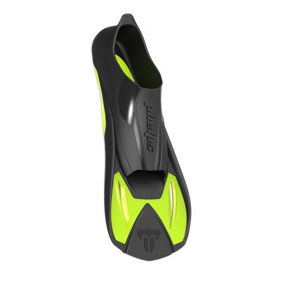 AQUASPHERE Paire de palmes  microfin noir jaune enfant