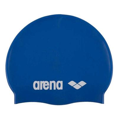 ARENA  Classic Silicone Bonnet de Piscine Adulte Unisexe, Bleu, TU