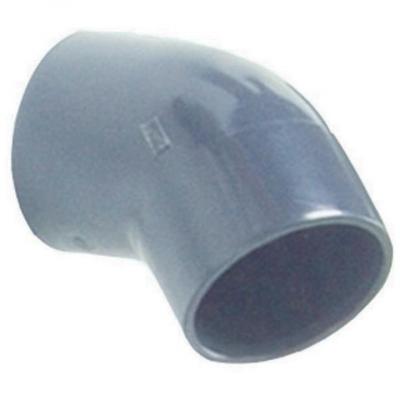 GRE  Pvc Elbow Solvent Socket 45&ordm; Pn16 Gris 50 mm
