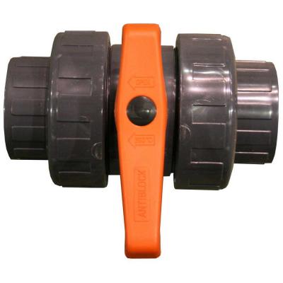 GRE  Pvc Ball Valve Pn16 Noir 50 mm