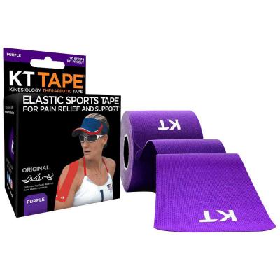 KT TAPE Bande predecoupee  coton original violet 20 bandes