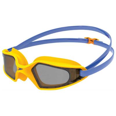 SPEEDO Lunettes de natation  Hydropulse bleu orange avec verres teint&eacute;s noir enfant