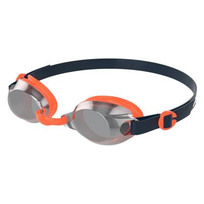 SPEEDO Lunettes de natation  Jet Mirror noir orange avec verres &agrave; effet miroir gris enfant