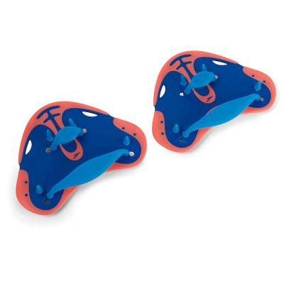 SPEEDO  Finger Paddle - Blue Flame/Fluro Tangerine/Pool Blue