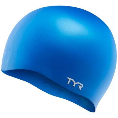 TYR Bonnet de bain  silicon cap no wrinkle bleu