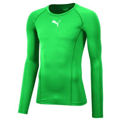 Maillot fonctionnel manches longues Puma teamLIGA Baselayer vert/blanc