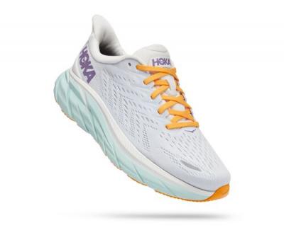HOKA  Clifton 8 - Blanc - Chaussures de course pour femme taille 36.5