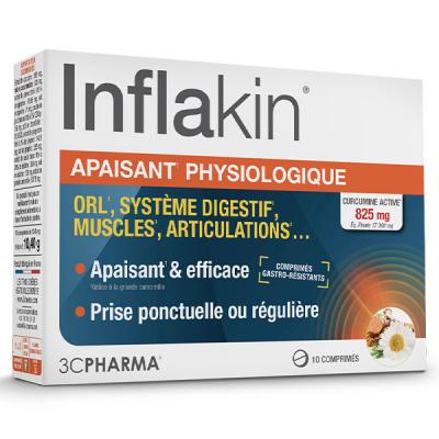LES 3 CHENES Inflakin Apaisant Physiologique 10 Comprimes 3C Pharma