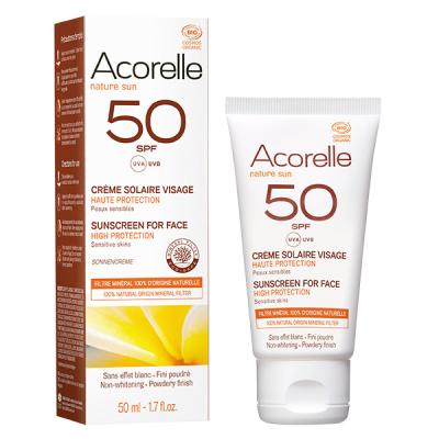 ACORELLE Crema Solar Facial Spf50  50 ml
