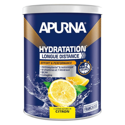APURNA Boisson energetique  hydratation longue distance citron 500g