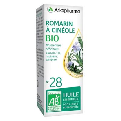 ARKOPHARMA Huile essentielle romarin &agrave; cin&eacute;ole bio 10ml