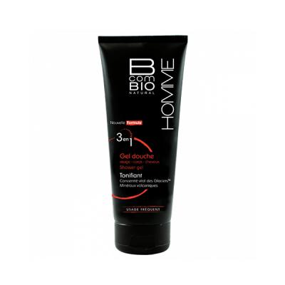 BCOMBIO  Homme Gel Douche 3 en 1 Tonifiant Tube 200 ml - Tube 200 ml