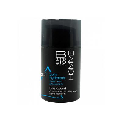 BCOMBIO B-Com-Bio Homme Soin Hydratant Energisant Visage 50ml