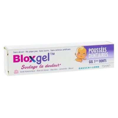 BAUSCH & LOMB BLOXGEL GEL PREMIERES DENTS POUSSEES DENTAIRES 15ml Bausch&Lomb
