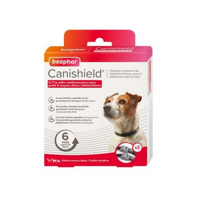 BEAPHAR  - Canishield Petit Moyen Chien - 2 Colliers