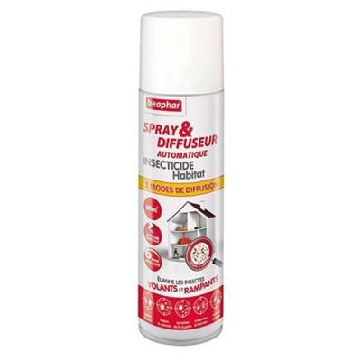 BEAPHAR  Spray et Diffuseur Automatique Insecticide Habitat 250ml