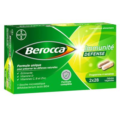 BEROCCA  Immunit&eacute; D&eacute;fense 2 x 28 G&eacute;lules V&eacute;g&eacute;tales