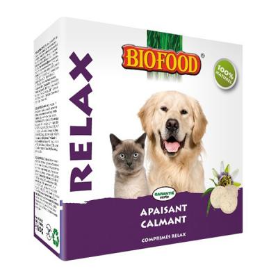 BF PETFOOD Relax Apaisant Et Calmant Chien Et Chat 100 Comprimes Biofood