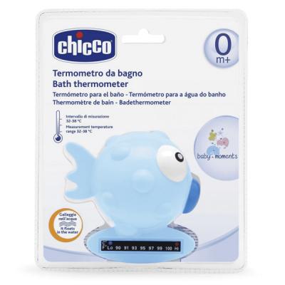 CHICCO  Thermom&egrave;tre de Bain Poisson Bleu Bande Thermique 1 unit&eacute;
