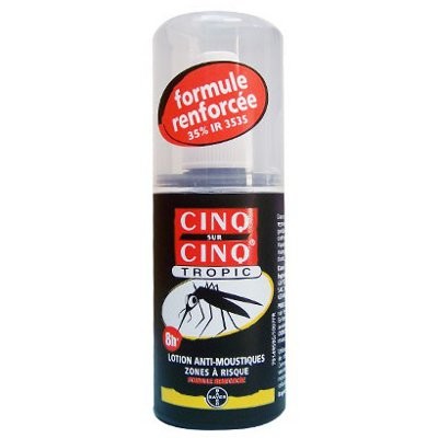 CINQ SUR CINQ  Tropic lotion anti-moustiques eco spray 100ml