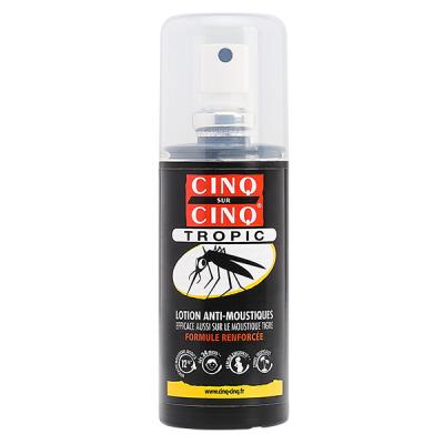 BAUSCH & LOMB CINQ SUR CINQ Tropic lotion anti-moustiques flacon spray 75ml