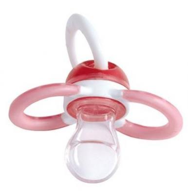 DBB REMOND  - Sucette Sourire en silicone sans BPA 3 mois + Rose
