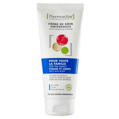 DERMACLAY  Cr&egrave;me de Soin Universelle 100 ml - Nourrit et Adoucit
