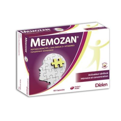 DIELEN Memozan 60 Capsules Vitalite Intellectuelle 