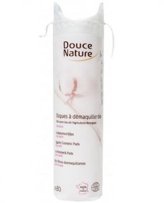 DOUCE NATURE  Disques &agrave; D&eacute;maquiller Bio, 80 disques