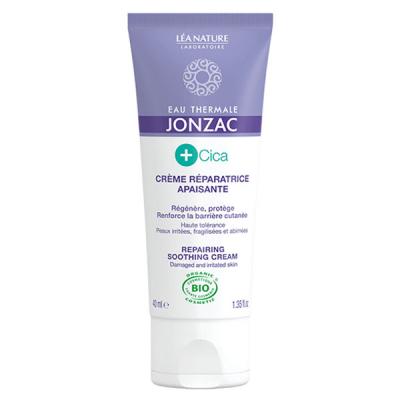 EAU THERMALE JONZAC Jonzac CICA+ - Cr&egrave;me R&eacute;paratrice Apaisante - Peaux Irrit&eacute;es, 40ml