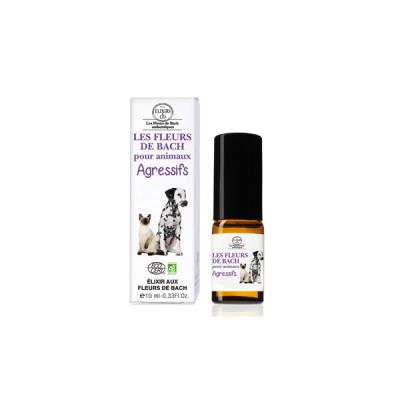 ELIXIRS & CO Les Fleurs de Bach pour Animaux BIO - Agressifs - Spray de 10 ml