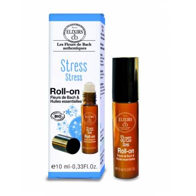 ELIXIRS&CO Les fleurs de bach authentiques Stress BIO roll-on 10 ml
