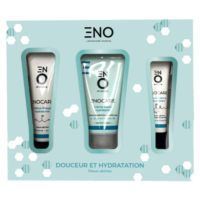 CODEXIAL Eno Laboratoire  Enocare Cr&egrave;me visage 30ml + Cr&egrave;me mains 50ml + Baume l&egrave;vres 15ml 