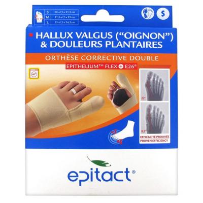 EPITACT  orth&egrave;se corrective double hallux valgus gauche taille S