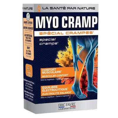 ERIC FAVRE  Myo Cramp Sp&eacute;cial crampes 30 comprim&eacute;s