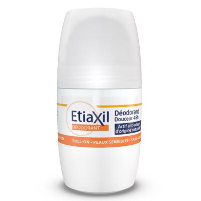 ETIAXIL  D&eacute;odorant Douceur 48 Heures Sans Sels d'Aluminium Roll On 50Ml