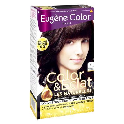 EUGENE COLOR Creme Colorante Permanente N4 Chatain Acajou
