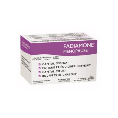 LABORATOIRE NOVOMEDIS Fadiamone M&eacute;nopause - Boite de 60 capsules + 30 capsules