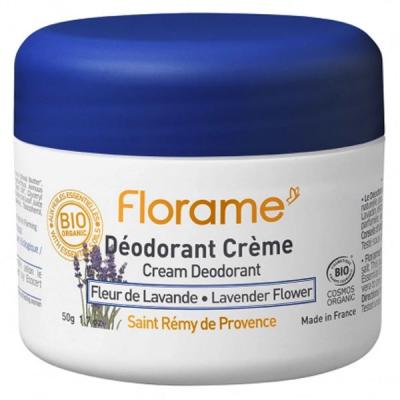 FLORAME  D&eacute;odorant cr&egrave;me Fleur de lavande 50g