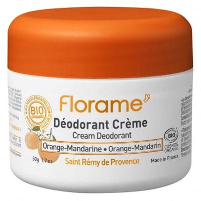 FLORAME  Cr&egrave;me D&eacute;odorante Orange Mandarine 50g