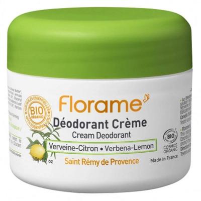 FLORAME  Cr&egrave;me D&eacute;odorante Verveine Citron 50g