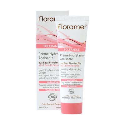 FLORAME  TOLERANCE - Cr&egrave;me Hydratante Apaisante, 50ml