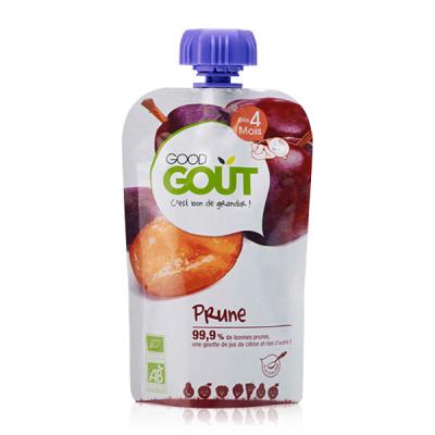 GOOD GOUT Good Go&ucirc;t - BIO - Gourde de Pur&eacute;e de Fruits Prune d&egrave;s 4 Mois 120 g